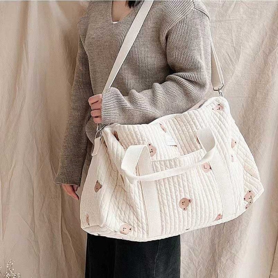 Bags Kawaii Therapy | Kawaii Korean Style Large Cotton Tote Bag Special Edition