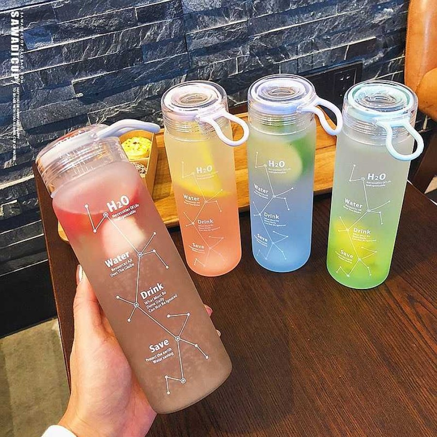 Bottles Kawaii Therapy | Kawaii Sky Constellation Frosted Glass Bottle (460Ml)